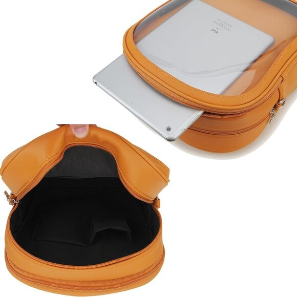 Charming Women's Ita Backpack - Toast Design with Pin Display for Kawaii Style - Picture 9 of 9